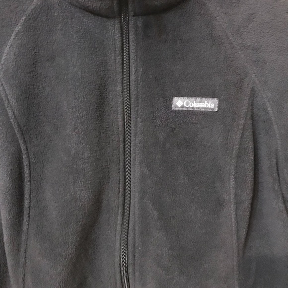 Columbia “Benton Spring” Full Zip Black Fleece Jacket - Picture 5 of 15
